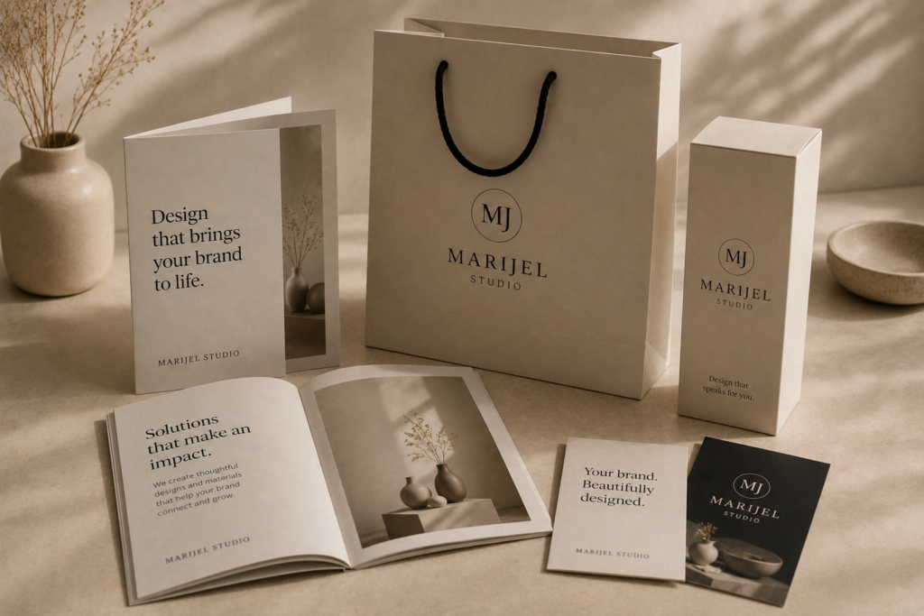 Dizajn tiskanih i marketinških materijala — MARIJEL Studio